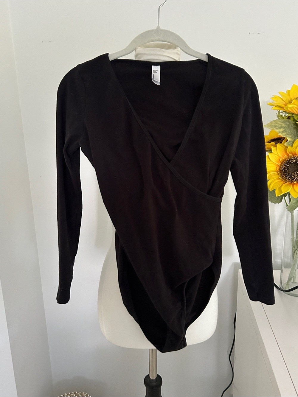 😍🔥 American Apparel Black Long Sleeve Bodysuit